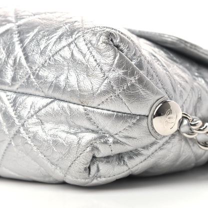 Chanel Crackled Aged Calfskin Big Bang Flap Silver 9 of 9