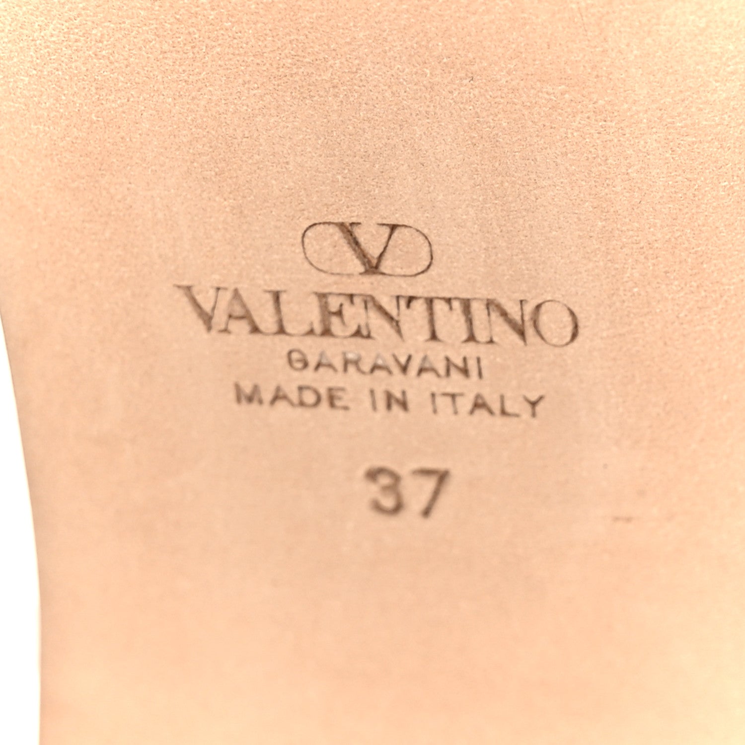 Valentino Garavani Satin Nappa Rockstud Ballerina Flats 37 Fuchsia 8 of 9