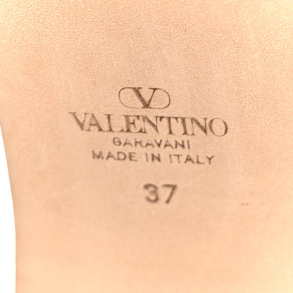 Valentino Garavani Satin Nappa Rockstud Ballerina Flats 37 Fuchsia 8 of 9