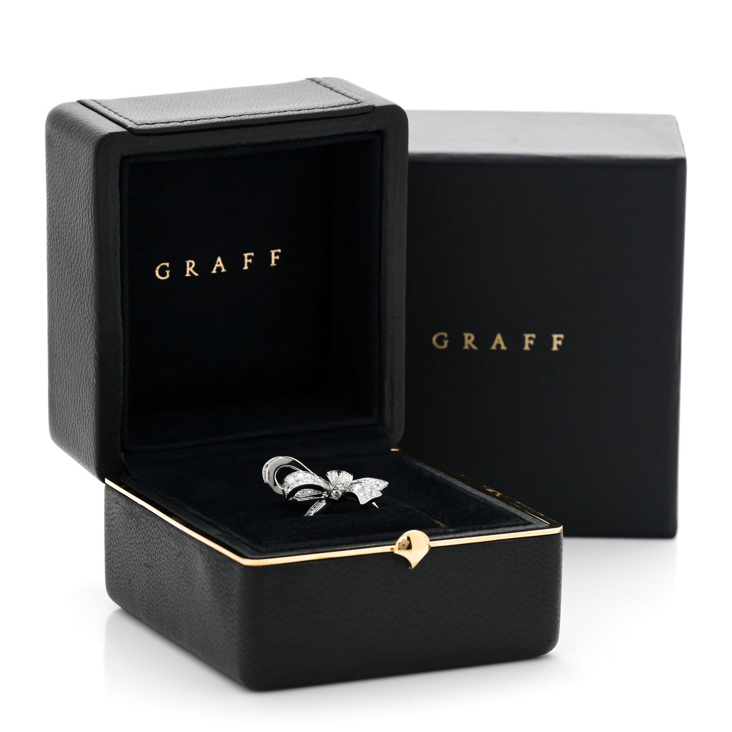 Graff 18K White Gold Diamond Tilda’s Bow Ring 47 4.25 5 of 5