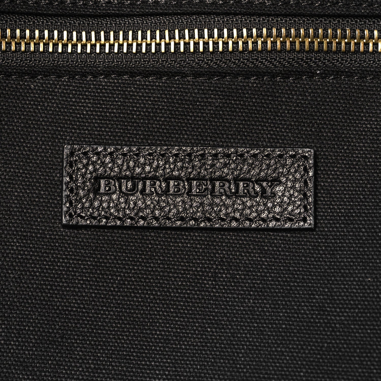 Burberry Mega Check Calfskin Abbeydale Simple Backpack Black Camel 6 of 9