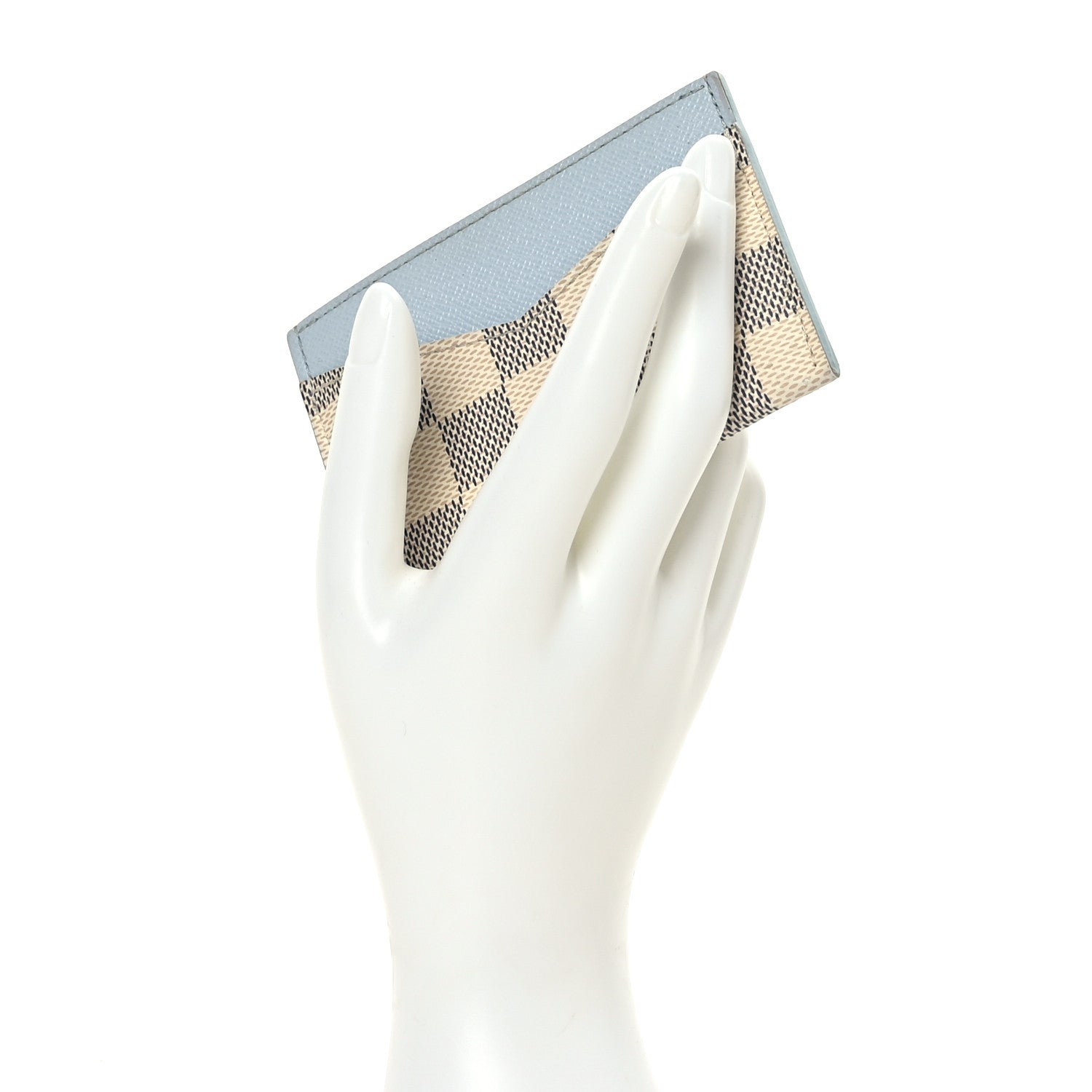 Louis Vuitton Damier Azur Daily Card Holder Olympe Blue 2 of 7