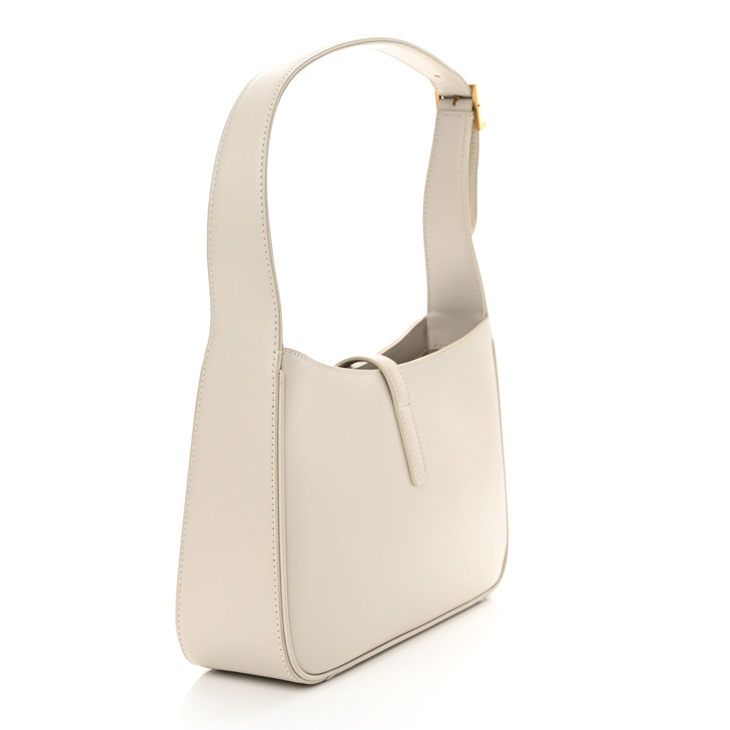 Saint Laurent Smooth Calfskin Le 5 A 7 Hobo Crema Soft 3 of 14