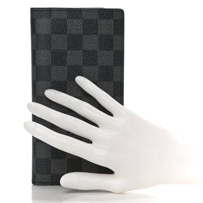 Louis Vuitton Damier Graphite Brazza Wallet 2 of 9