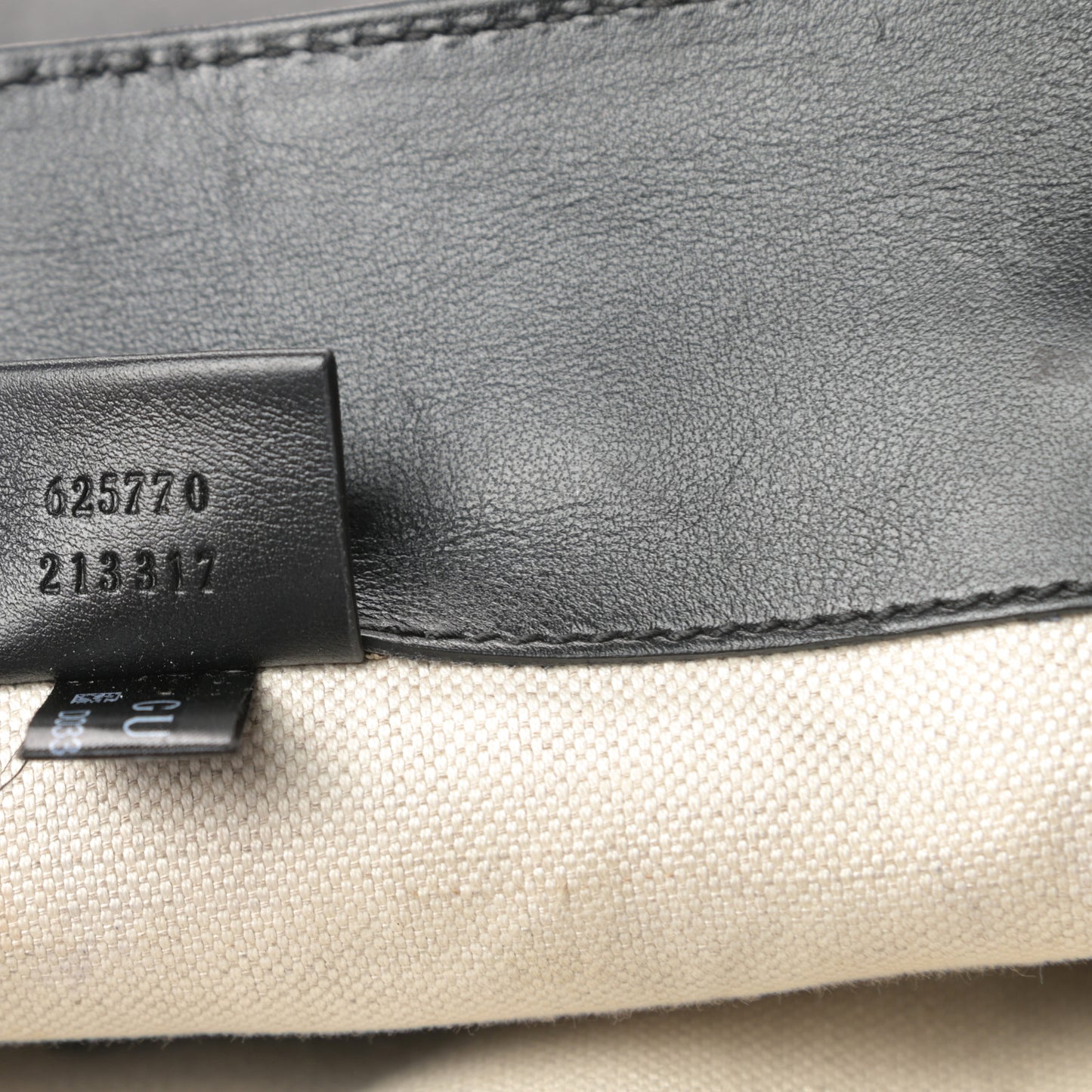 Calfskin GG Tennis Embossed Double Buckle Backpack Black