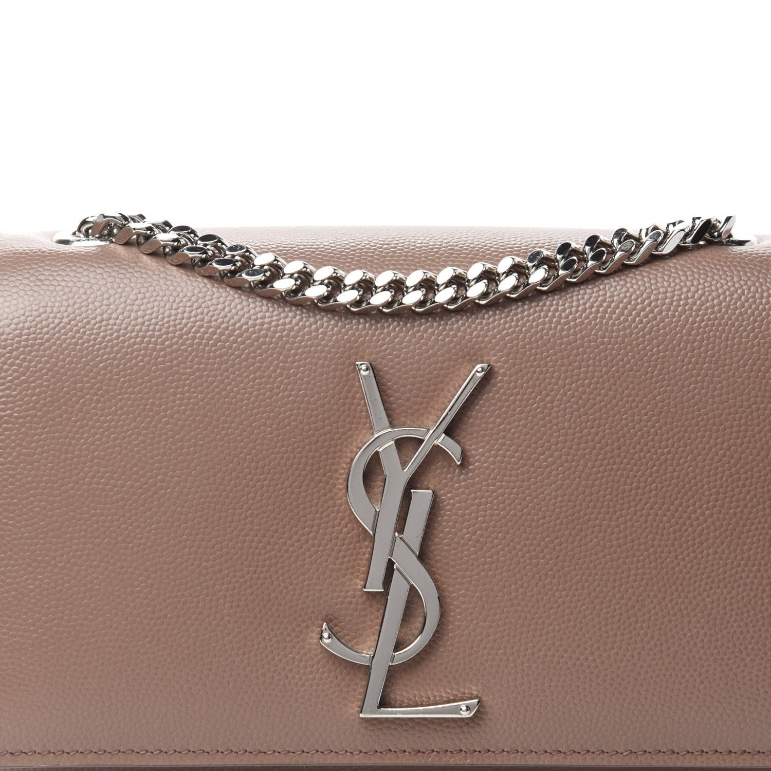 Saint Laurent Grain De Poudre Small Monogram Kate Satchel Fard 10 of 10