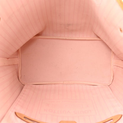 Louis Vuitton Damier Azur Neo Neverfull MM Rose Ballerine 6 of 15