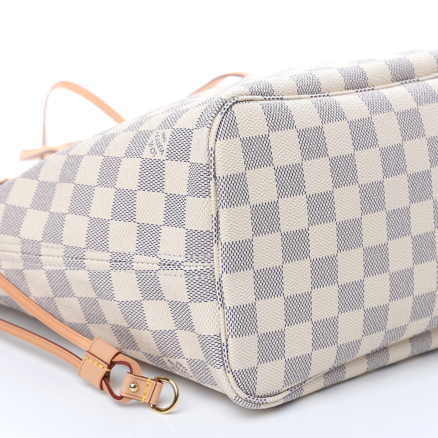Damier Azur Neo Neverfull MM Rose Ballerine
