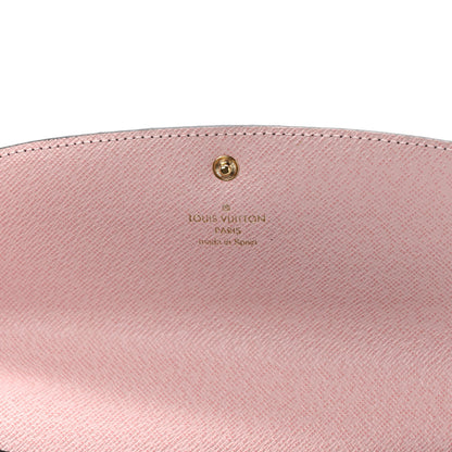 Louis Vuitton Monogram Emilie Wallet Rose Ballerine 6 of 9