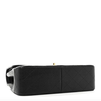 Chanel Caviar Quilted Jumbo Double Flap Black 4 of 12