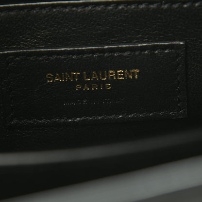 Saint Laurent Smooth Calfskin Small East Side Tote Dark Green 8 of 10