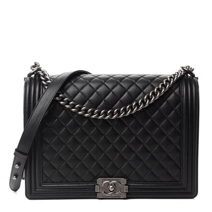 Chanel Caviar Quilted Large Boy Flap Black 1 of 12