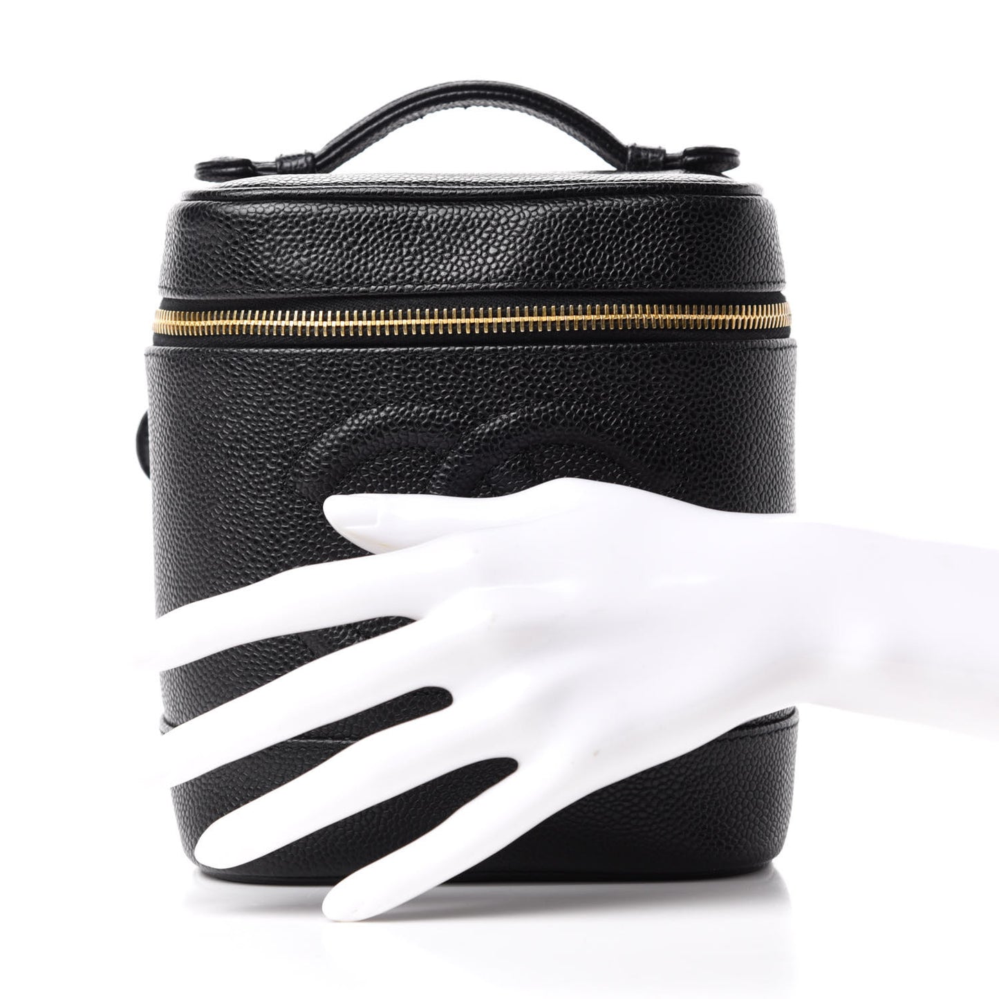 Caviar Cosmetic Vanity Bag Black
