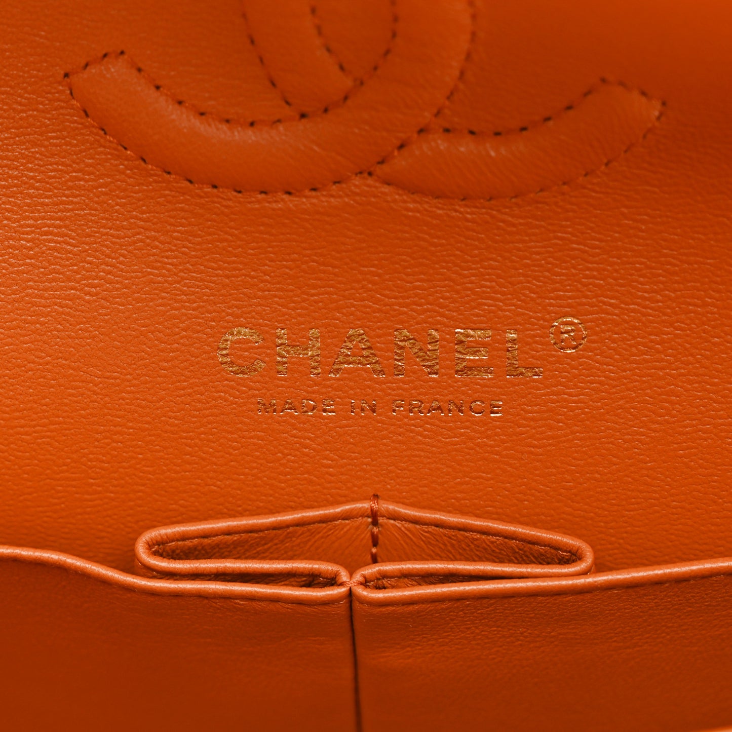 Caviar Quilted Small Double Flap Light Brown