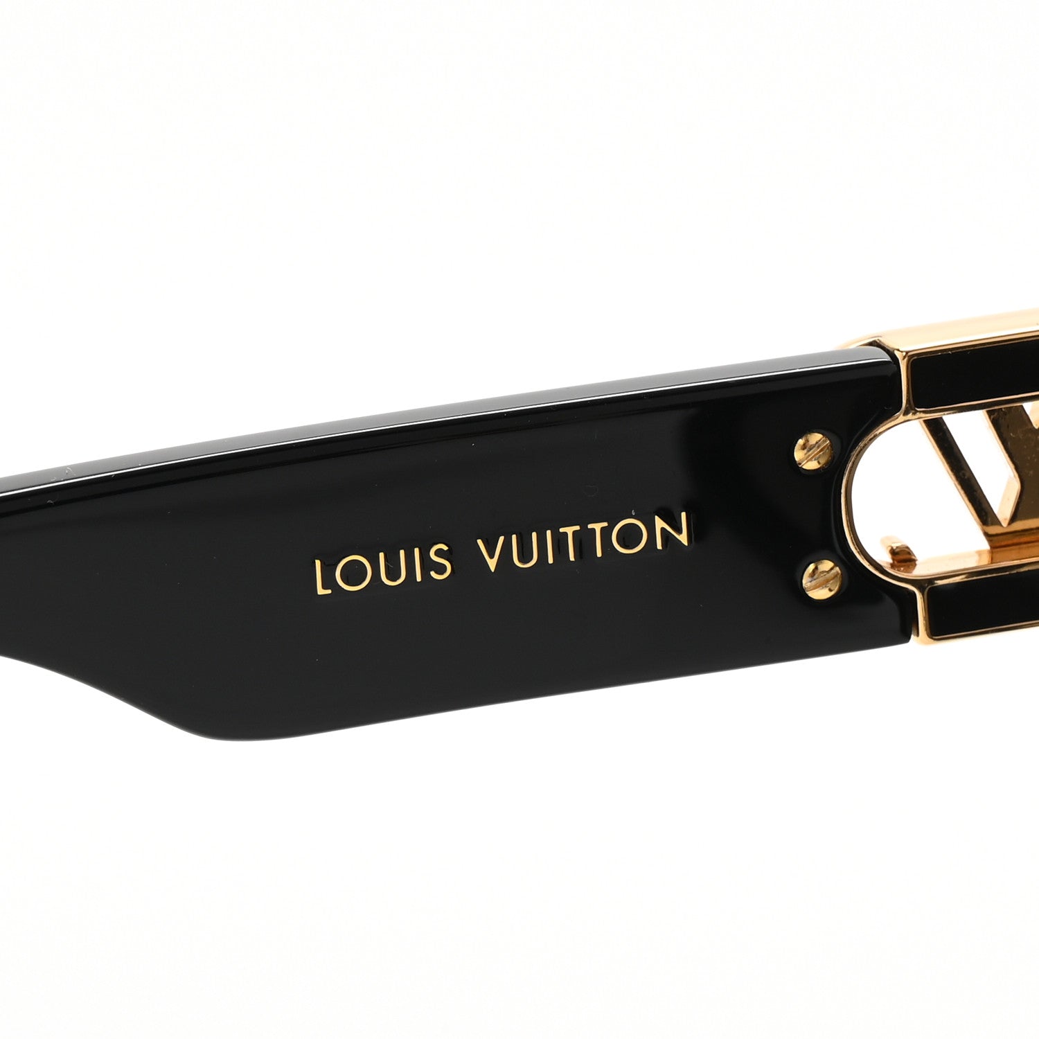 Louis Vuitton Acetate LV Link PM Square Sunglasses Z1566W Black 5 of 8