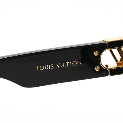 Louis Vuitton Acetate LV Link PM Square Sunglasses Z1566W Black 5 of 8