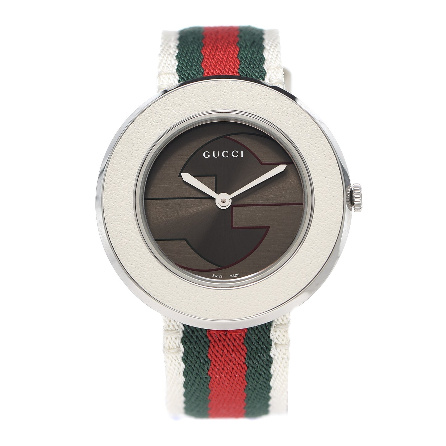 Stainless Steel Nylon 36mm U-Play Quartz Watch Grey