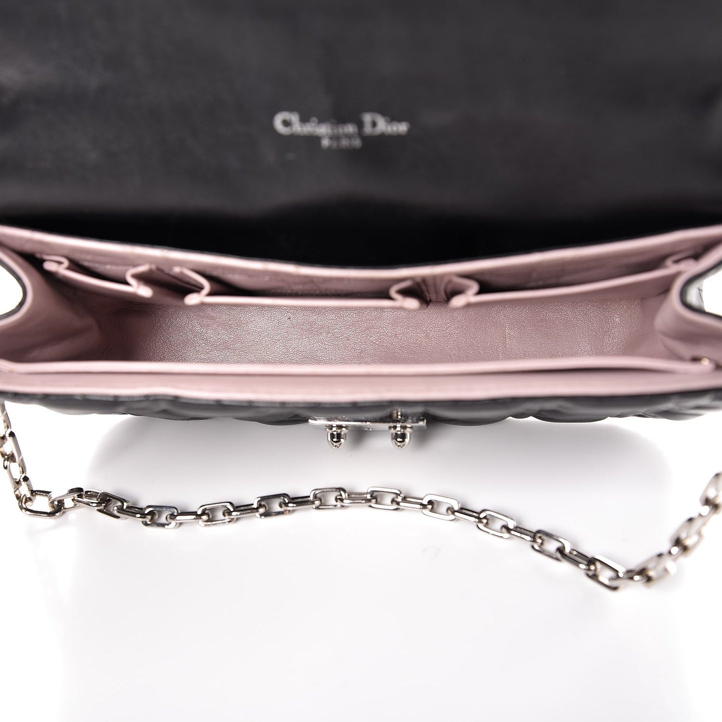 Lambskin Cannage Medium Miss Dior Flap Black