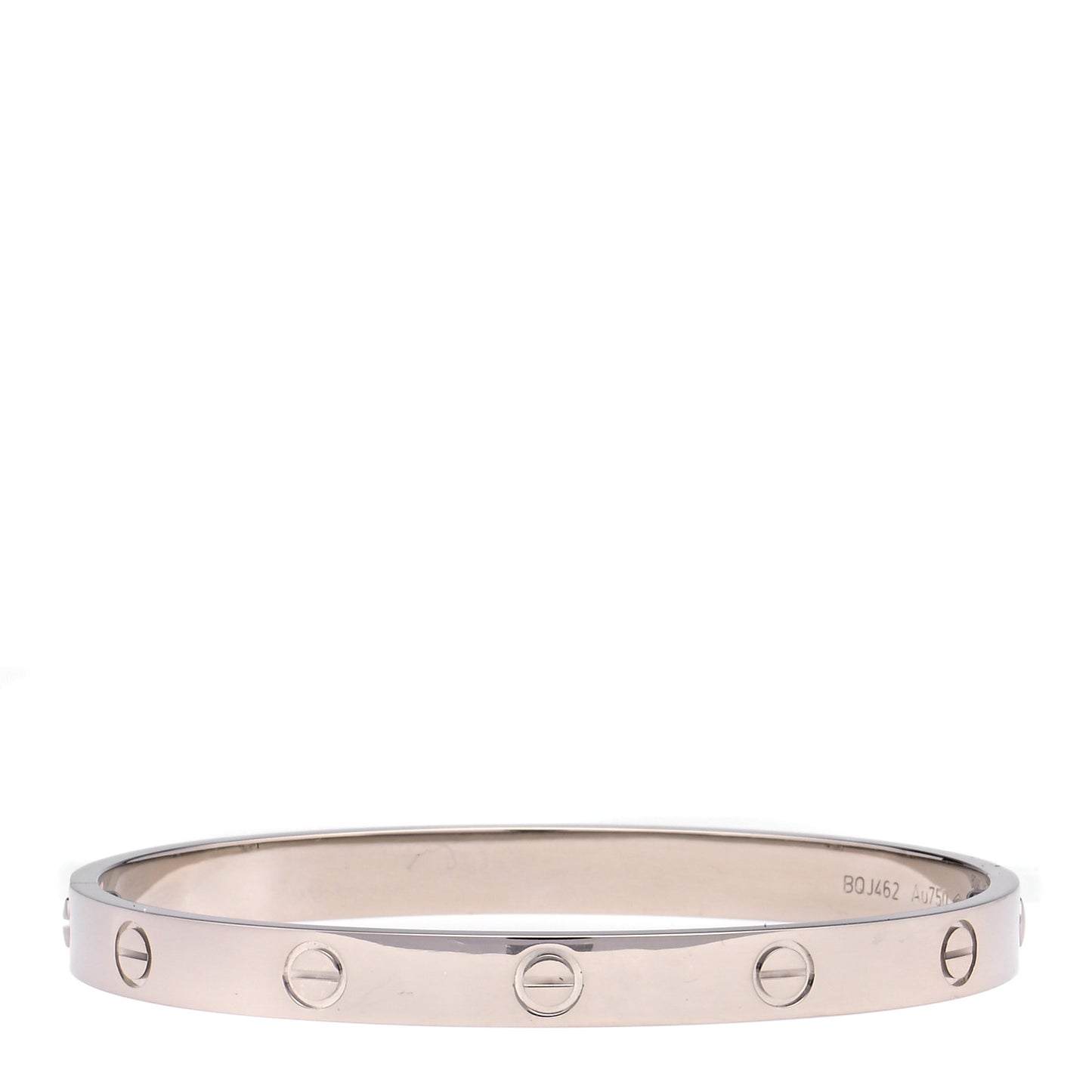 18K White Gold LOVE Bracelet 18