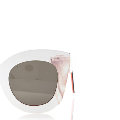 Celine Marta Sunglasses CL 41093/S White Orange 8 of 10