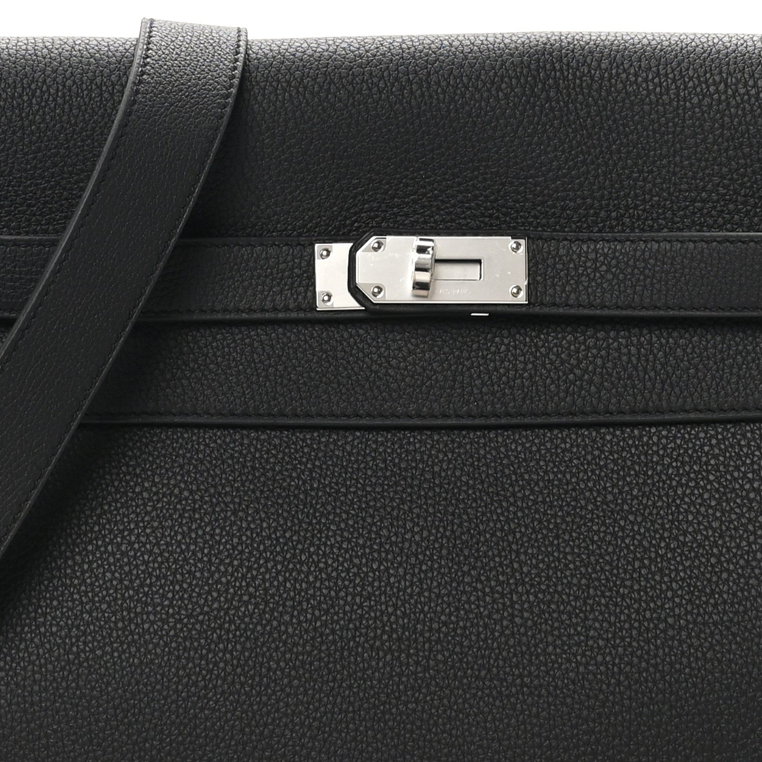 Hermes Togo Kelly Messenger GM Black 8 of 11