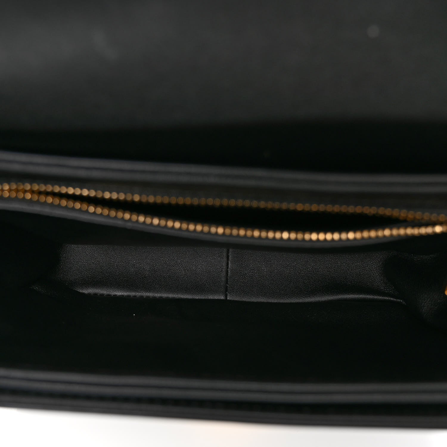 Celine Shiny Calfskin Teen Triomphe Black 5 of 8