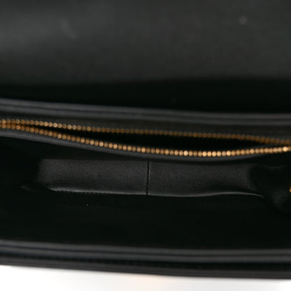 Celine Shiny Calfskin Teen Triomphe Black 5 of 8