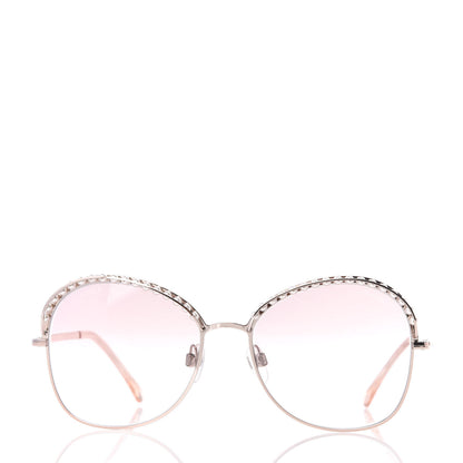 Chanel Pearl Sunglasses 4246-H Pink Gold 2 of 8
