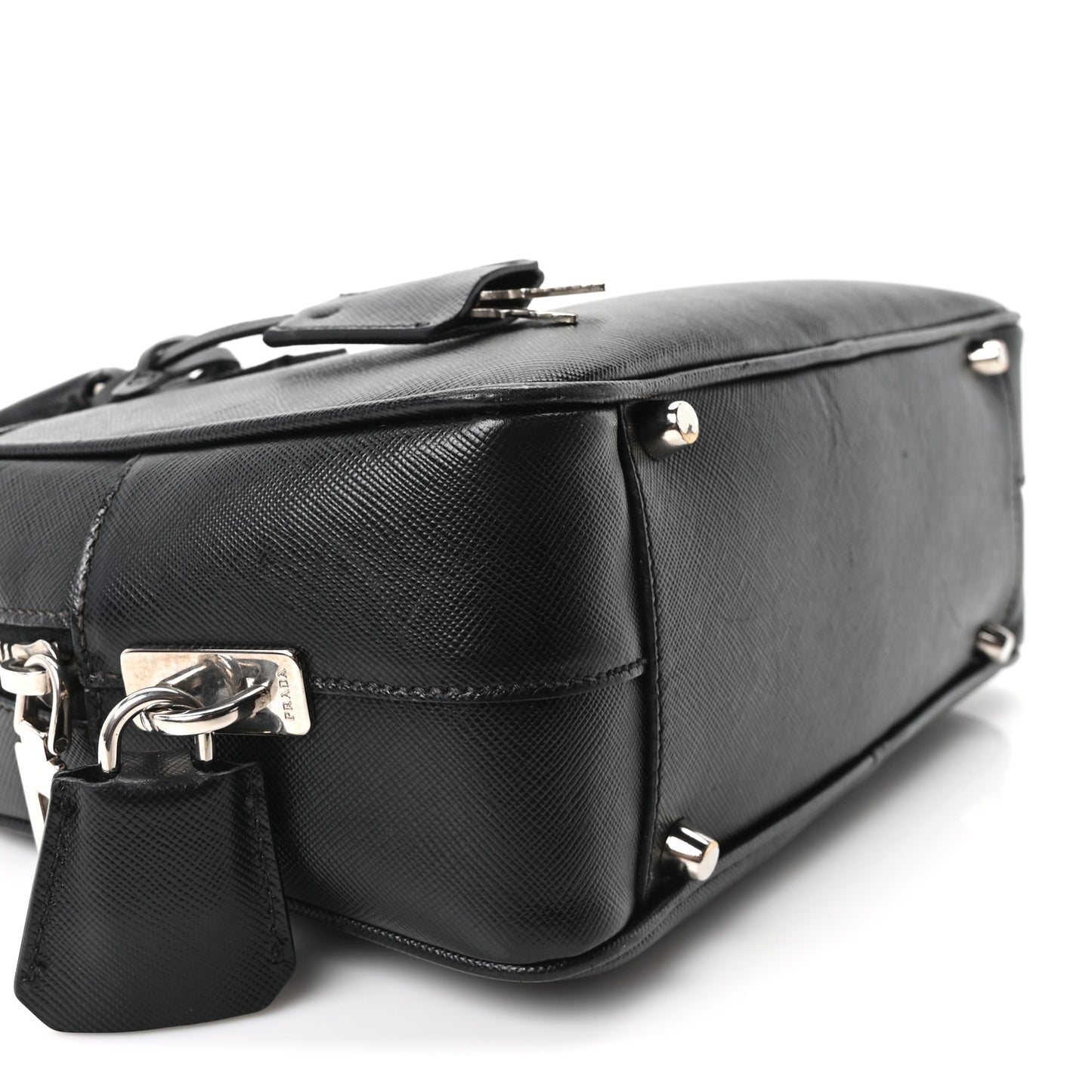 Saffiano Vitello Bauletto Black