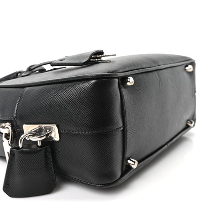 Prada Saffiano Vitello Bauletto Black 9 of 10