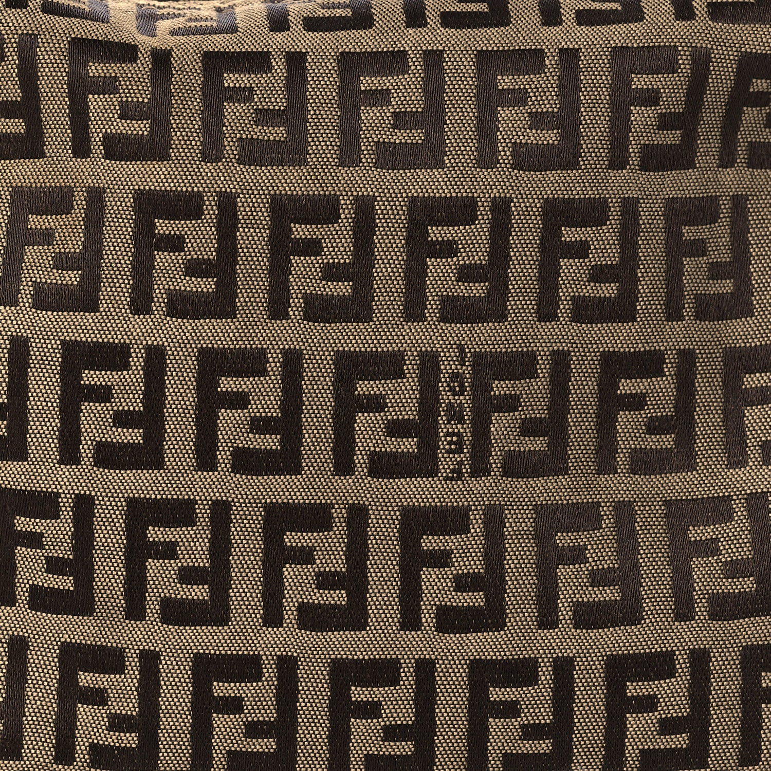 Fendi Zucchino Mini Pochette Beige 8 of 10