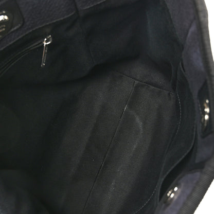 Chanel Mixed Fibers Small Deauville Tote Black 5 of 9