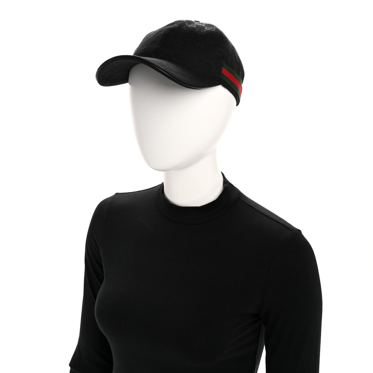 Monogram Web Baseball M Black