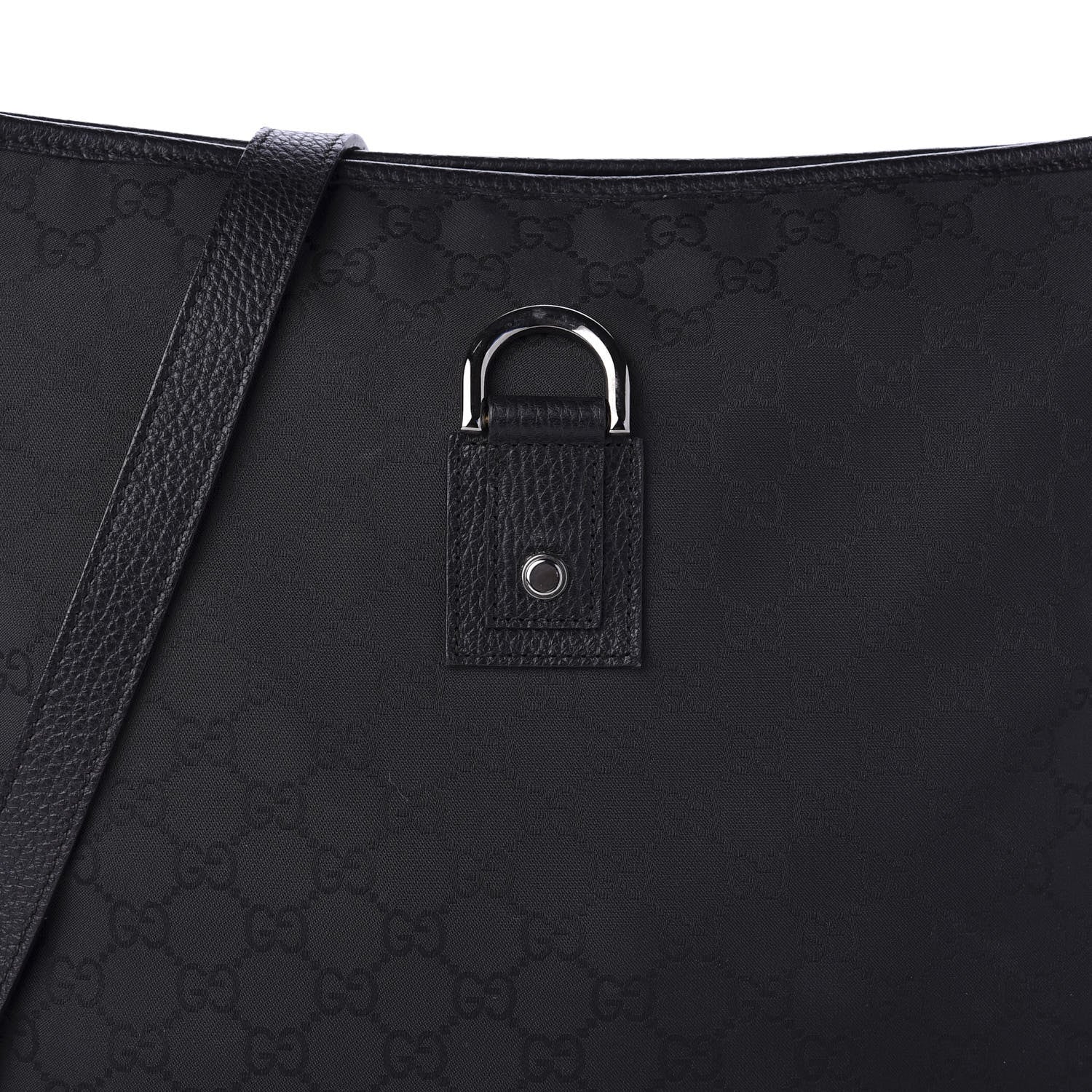 Gucci Monogram Abbey Messenger Bag Black 10 of 10