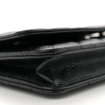 Chanel Caviar Quilted Wallet on Chain WOC Black 9 of 11
