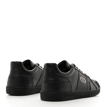Christian Dior Calfskin Suede Logo Sneakers 39 Black 4 of 8