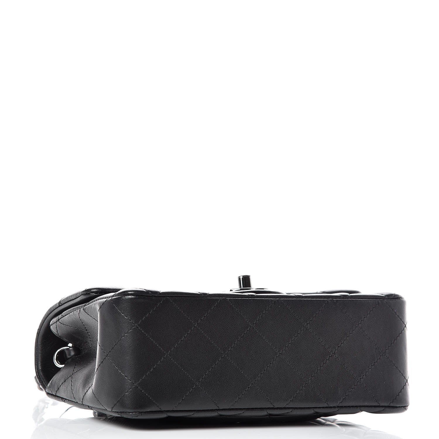 Chanel Lambskin Quilted Mini Rectangular Flap Black 4 of 10