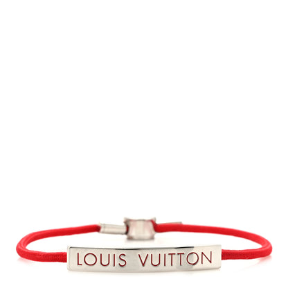 Louis Vuitton Nylon LV Space Bracelet Rouge 1 of 5