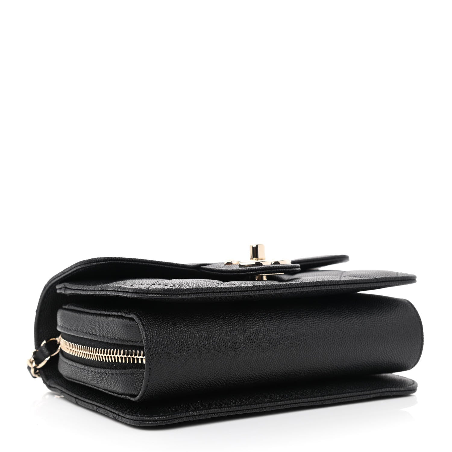 Chanel Caviar Quilted Like A Wallet Flap Black 3 of 10