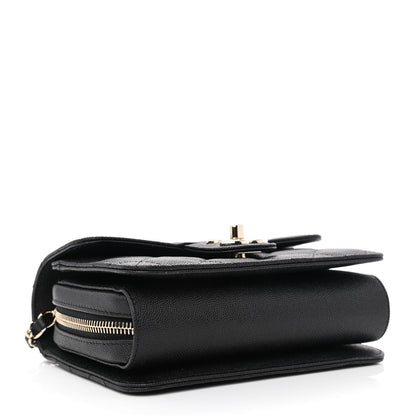 Chanel Caviar Quilted Like A Wallet Flap Black 3 of 10