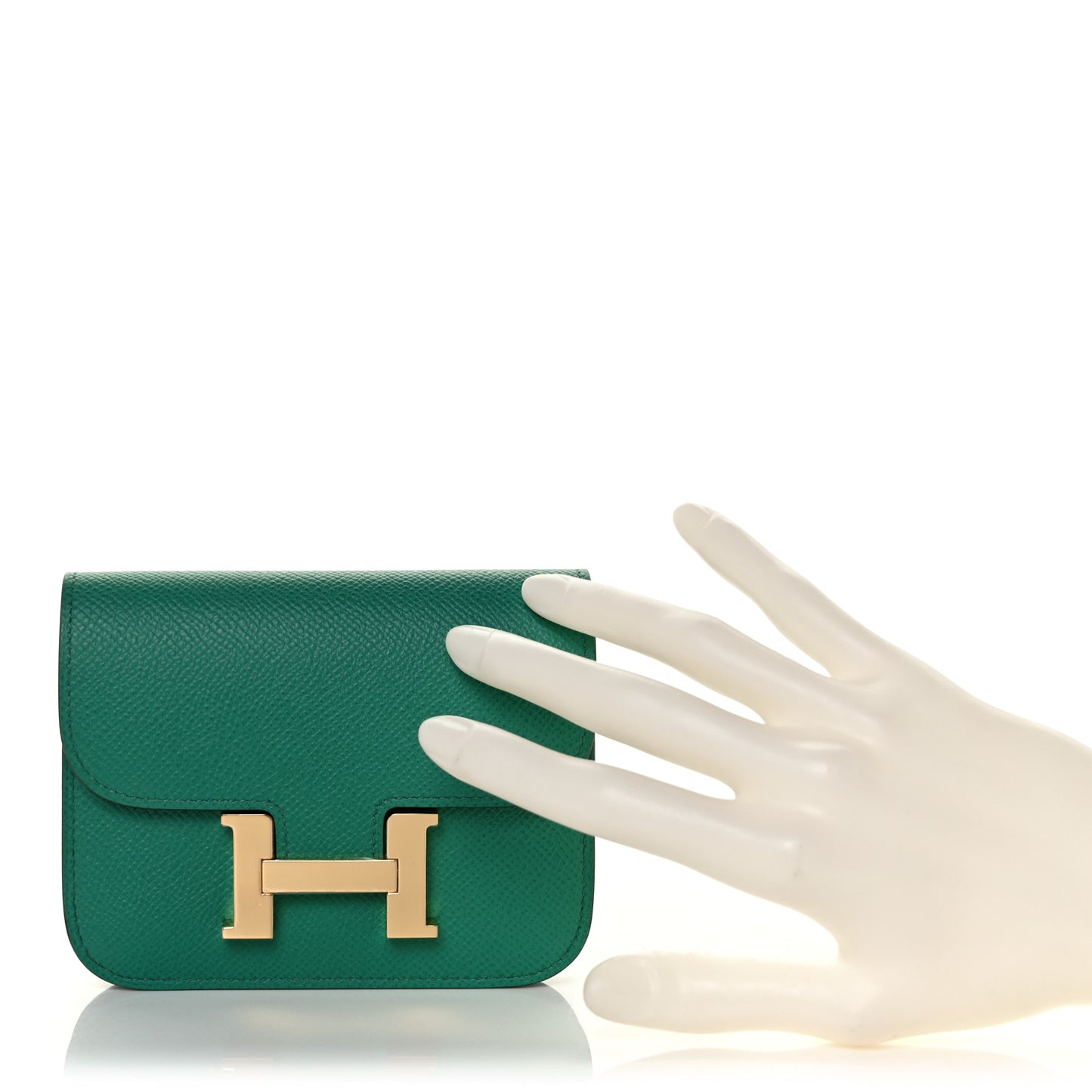 Epsom Constance Slim Wallet Vert Jade