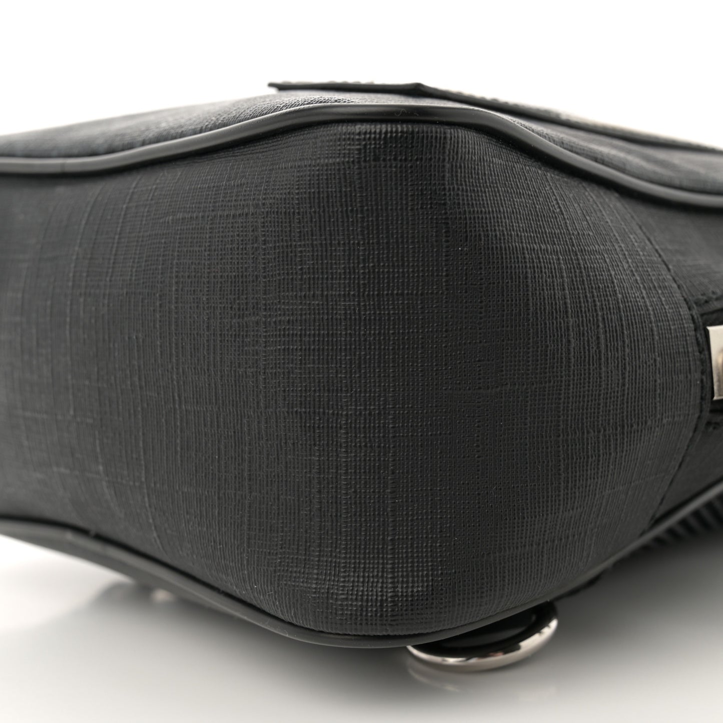 GG Supreme Monogram Web Belt Bag Black Grey