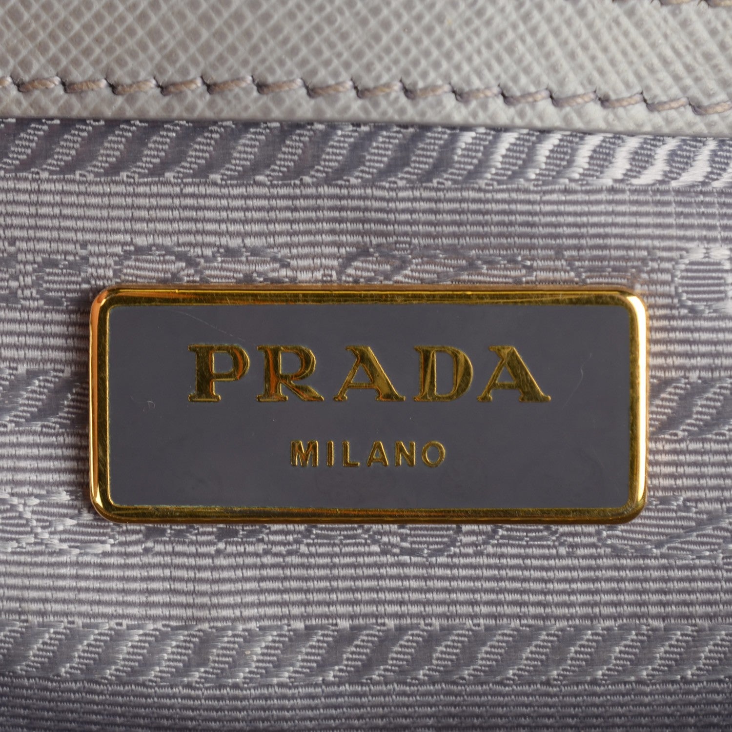 Prada Saffiano Lux Medium Tote Glicine 7 of 9