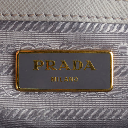 Prada Saffiano Lux Medium Tote Glicine 7 of 9