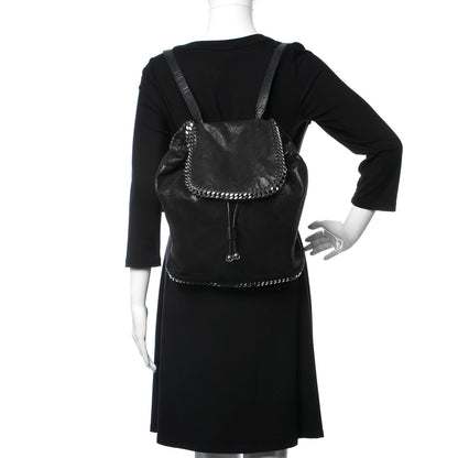 Stella McCartney Shaggy Deer Falabella Backpack Black 2 of 9