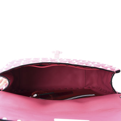 Valentino Garavani Lambskin Medium Free Rockstud Spike Shoulder Bag Shadow Pink 5 of 10