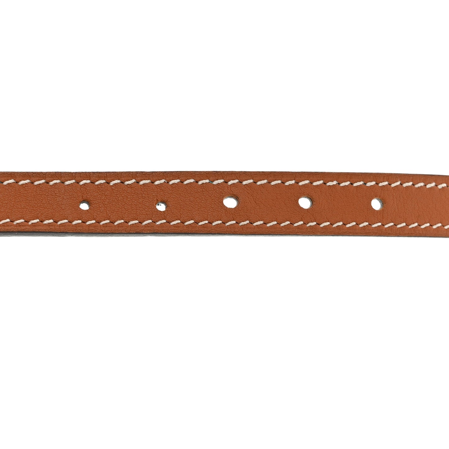 Swift Epsom 13mm Romance Belt 75 Gold Bleu Paon