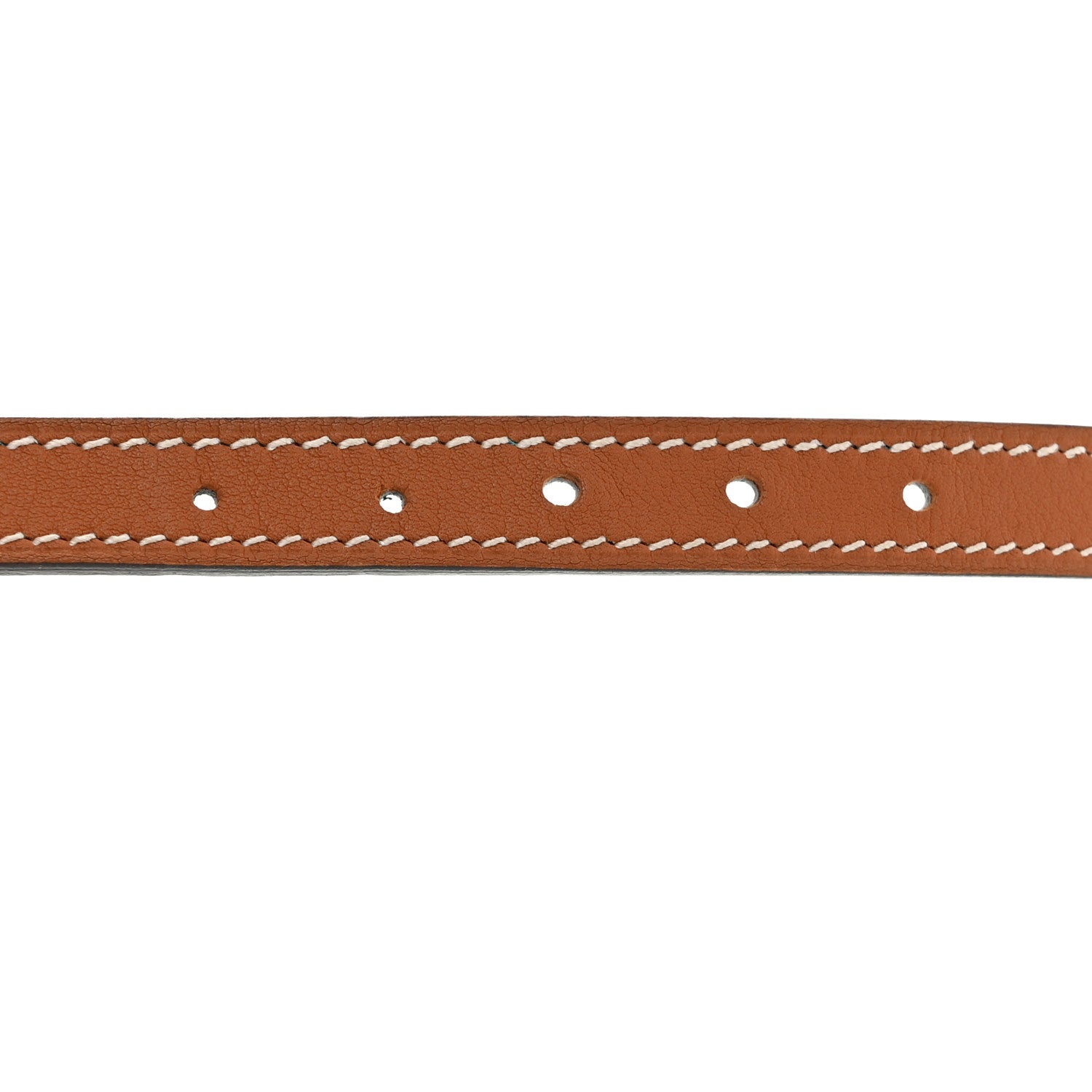 Hermes Swift Epsom 13mm Romance Belt 75 Gold Bleu Paon 7 of 9