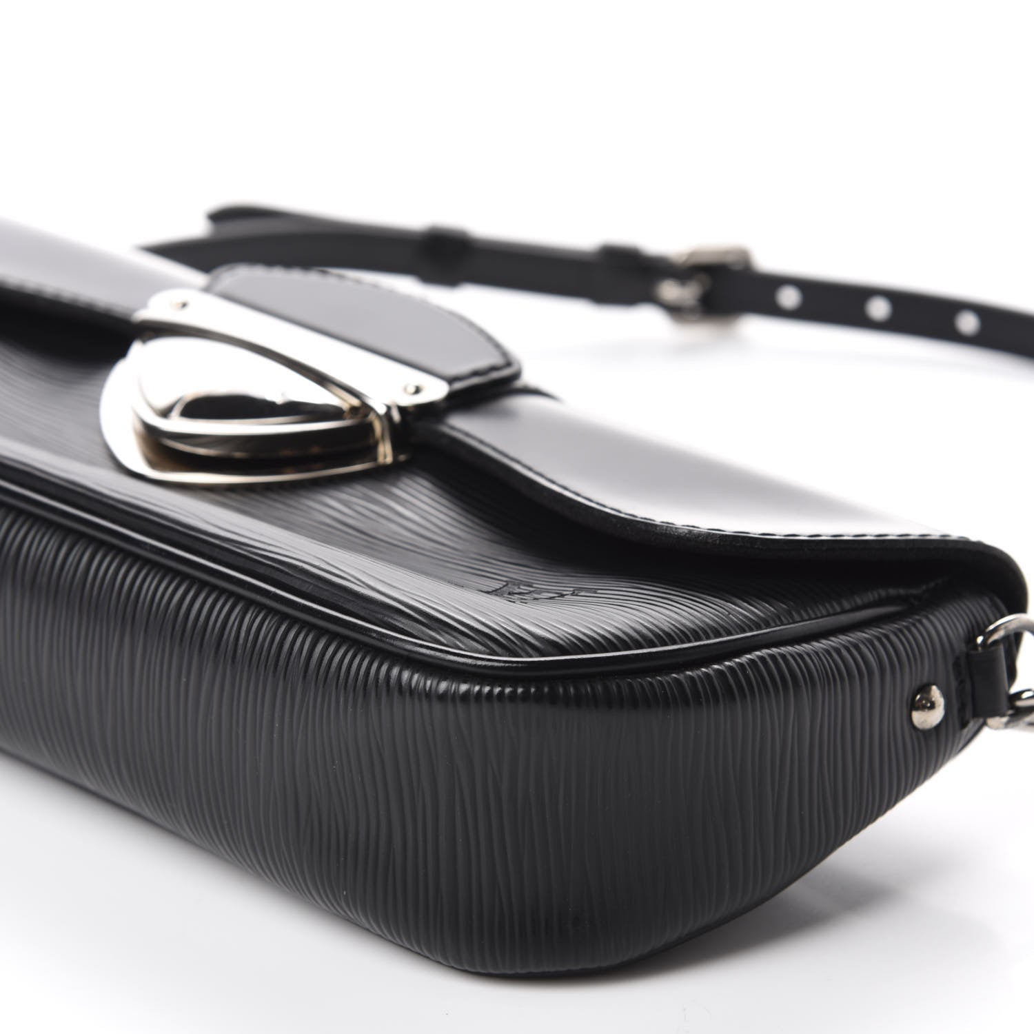 Louis Vuitton Epi Montaigne Clutch Black 8 of 11
