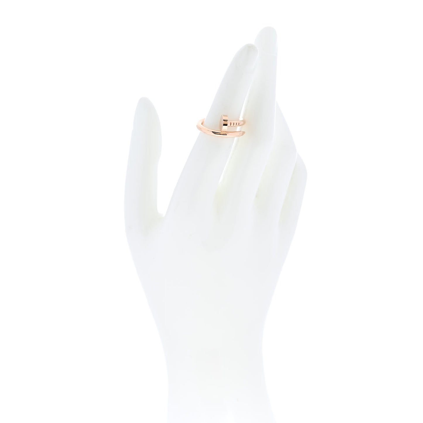 18K Pink Gold Juste Un Clou Ring 52 6